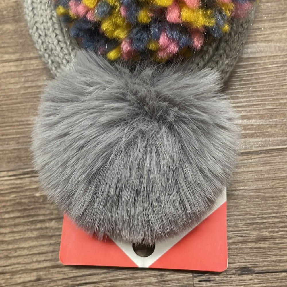 BP. Beanie with Interchangeable Pom Poms - Picture 5 of 5